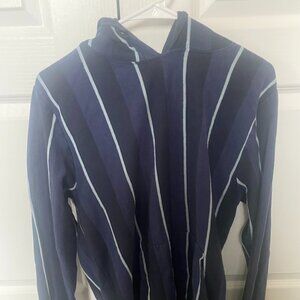 Free N' Radical Blue Striped Hoodie Size Small